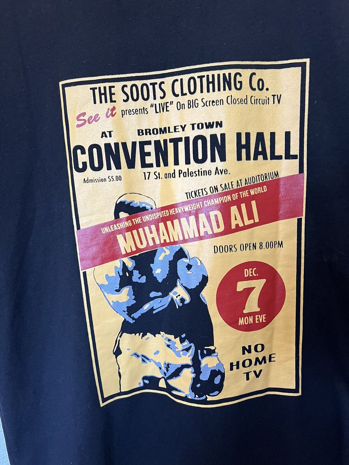 Vintage Vintage The Soots Muhammad Ali Black T Shirt Tee Size US S / EU 44-46 / 1 - 2 Thumbnail