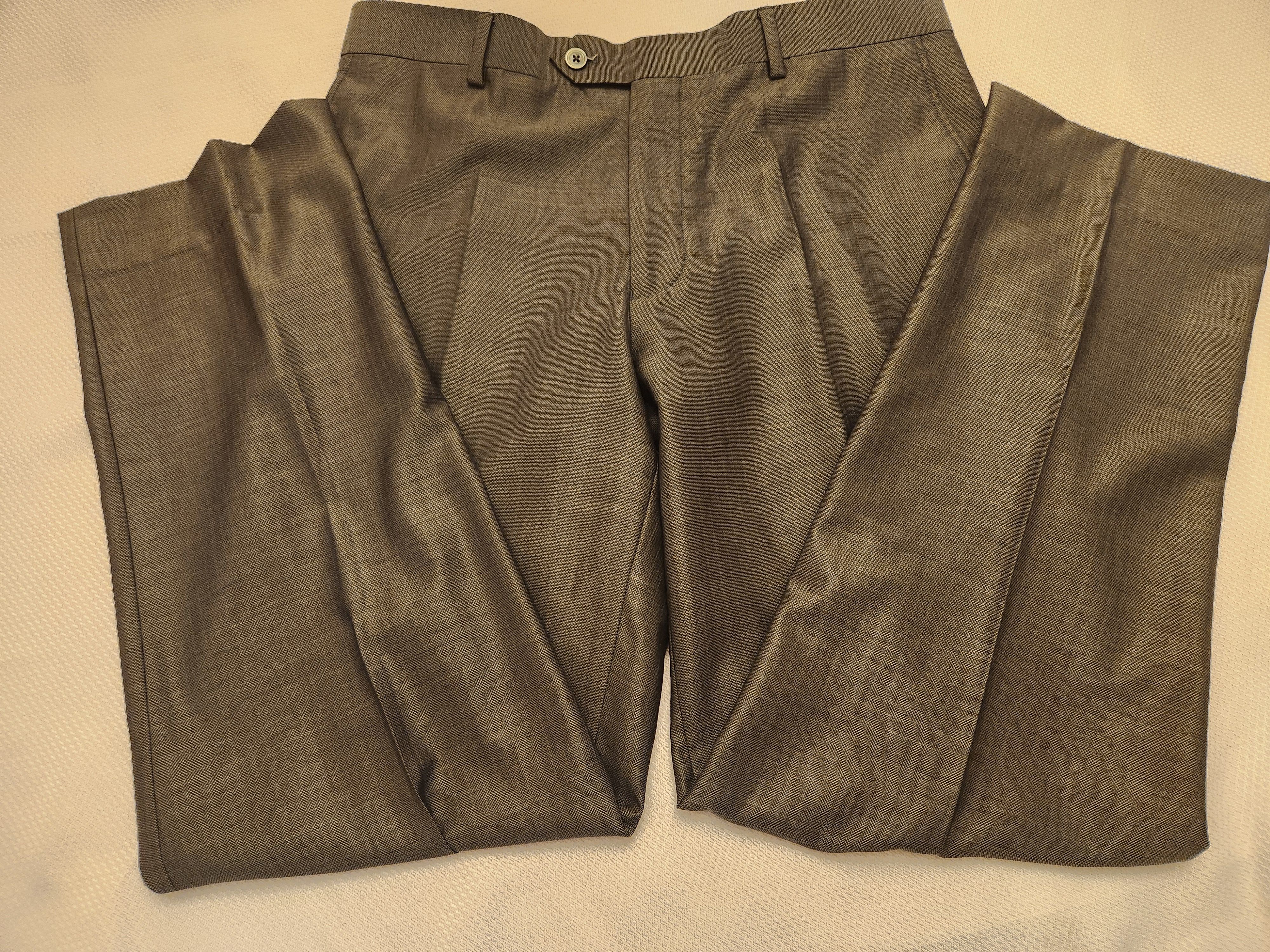 Other NWOT Tiglio Luxe Gray Silk/Wool 3-Peice Suit Size 42R - 6 Thumbnail