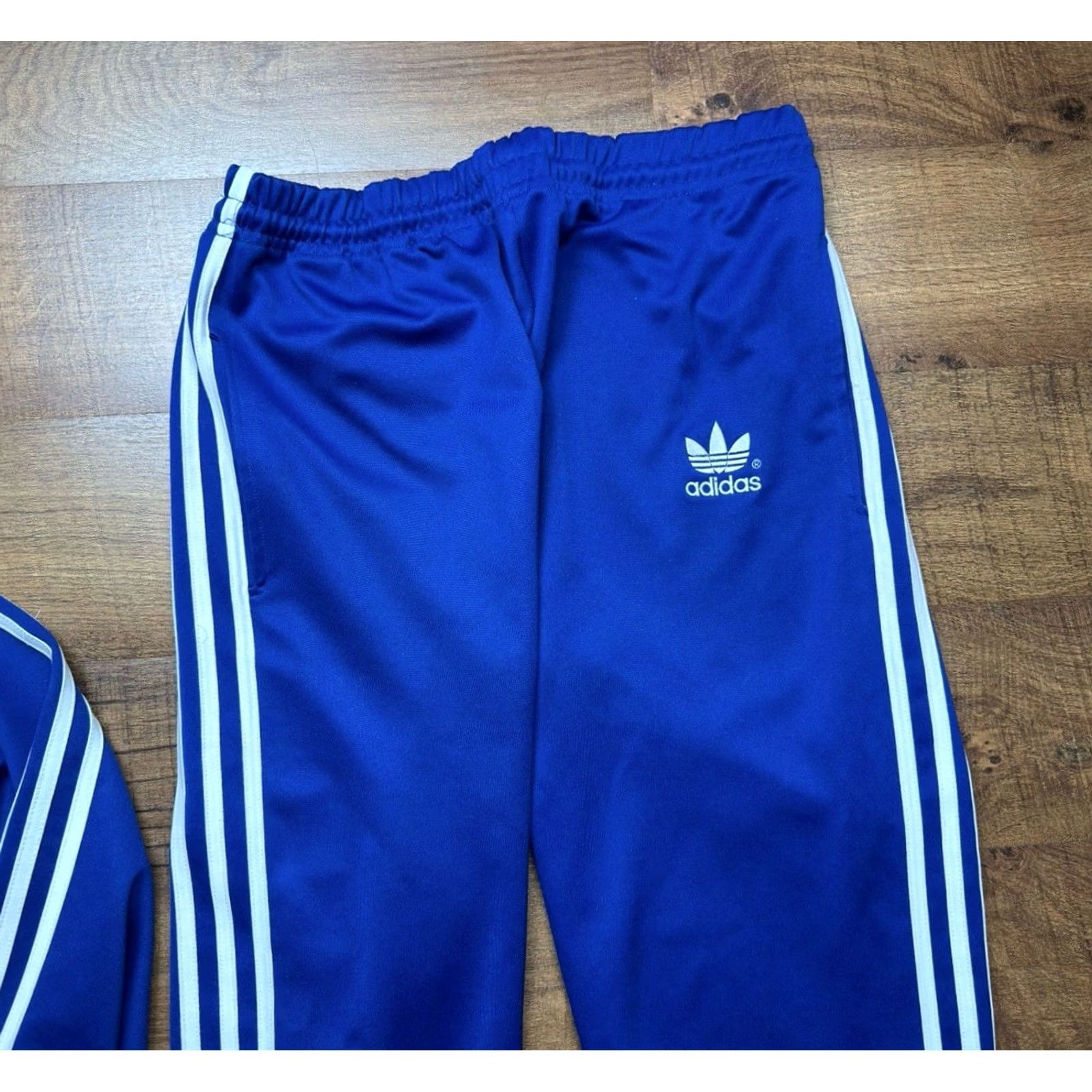 Adidas VINTAGE adidas Track Suit Blue 2 Piece Men’s M Jacket Pants Set Size 40R - 4 Thumbnail