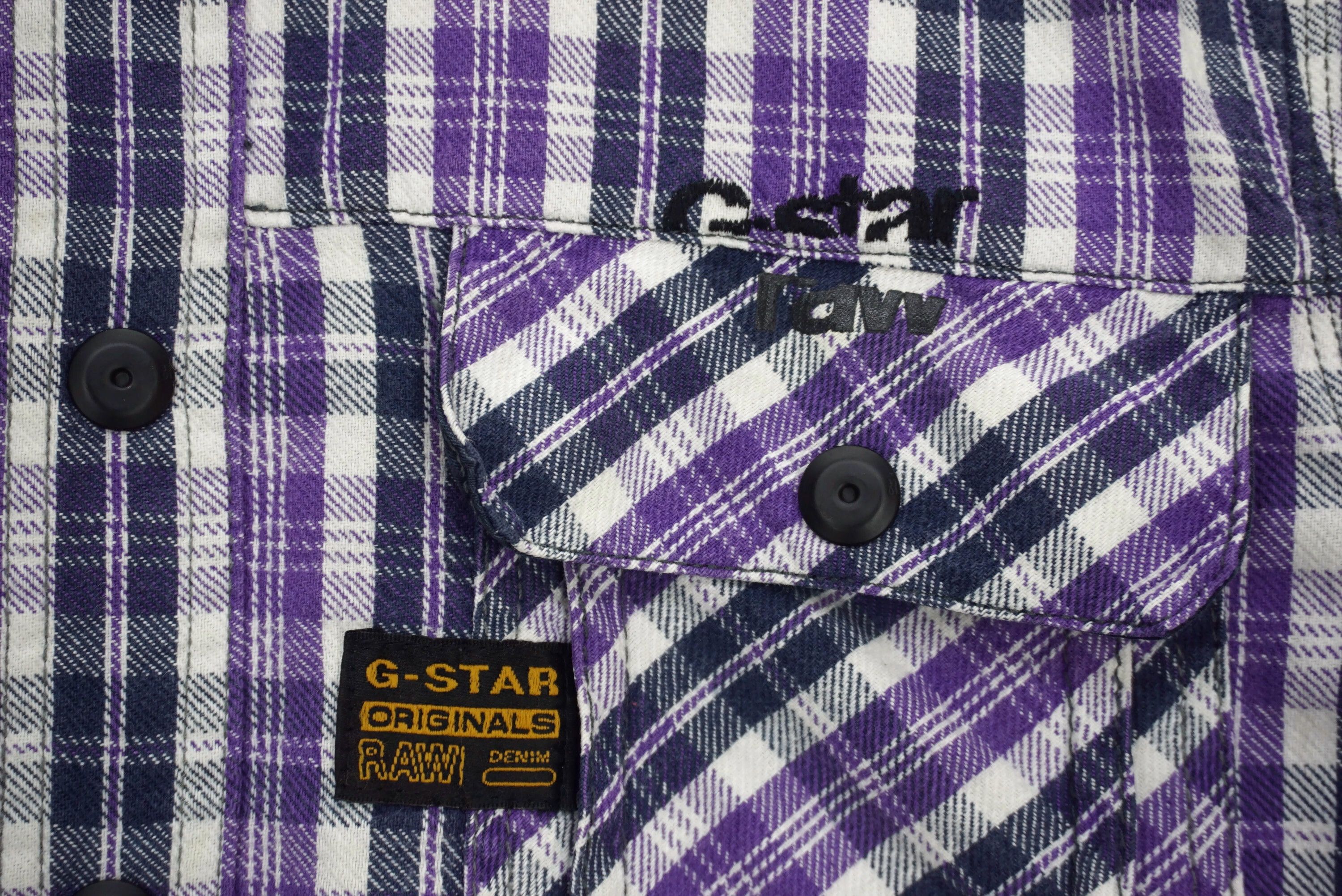 G-Star Maple Flan F Overshirt Flannel size L Snap Button Down Size US L / EU 52-54 / 3 - 4 Thumbnail