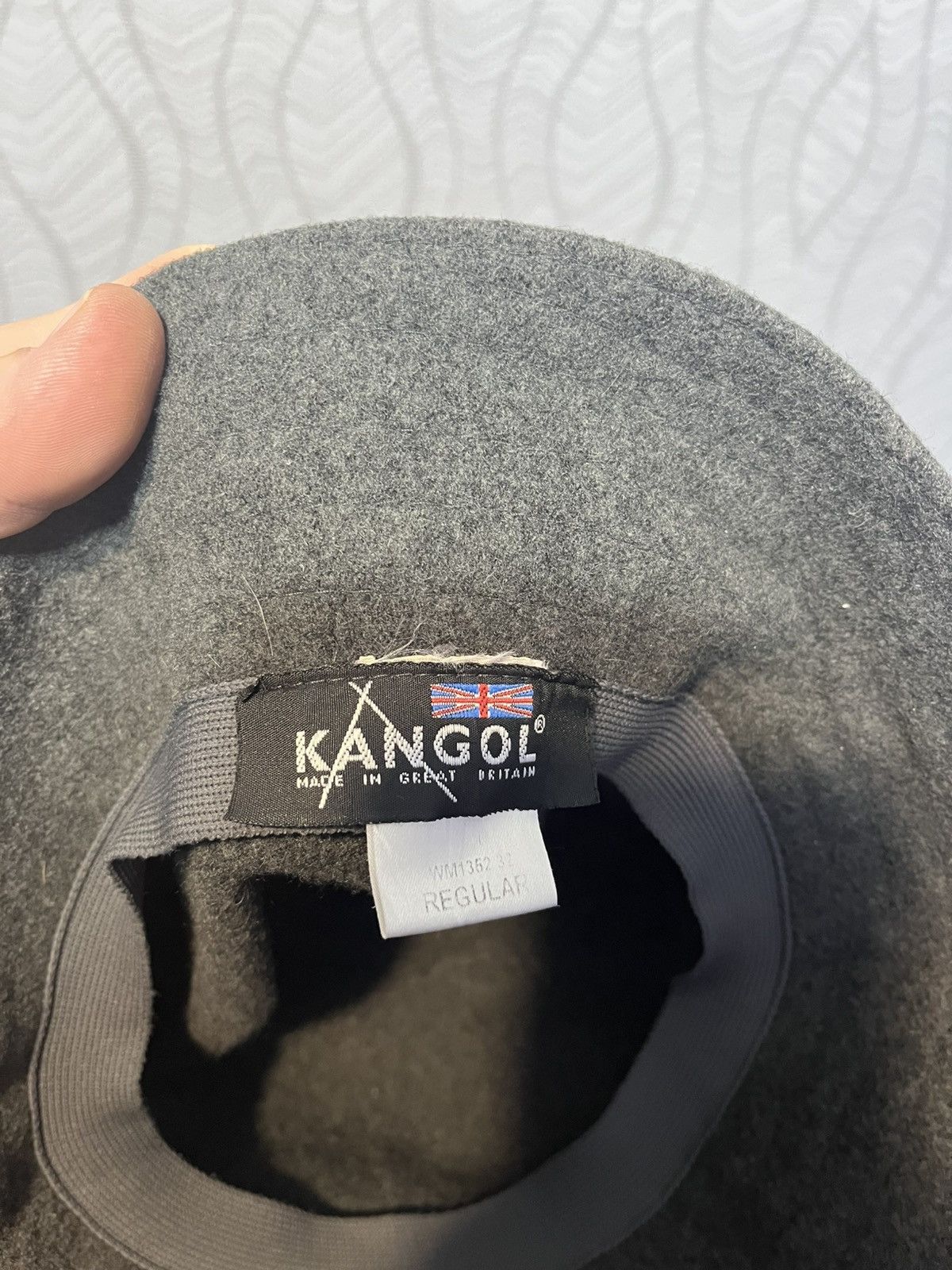 Kangol Vintage 2000s Kangol Wool Gray Bucket Hat Logo Size ONE SIZE - 8 Thumbnail