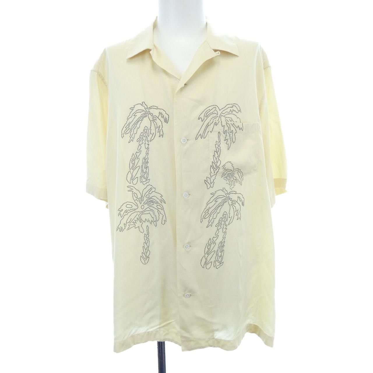 Celine Celine CELINE Short Sleeve Shirt Textile Dress Shirt 2C947852C DUTY FREE for USA Size ONE SIZE - 1 Thumbnail