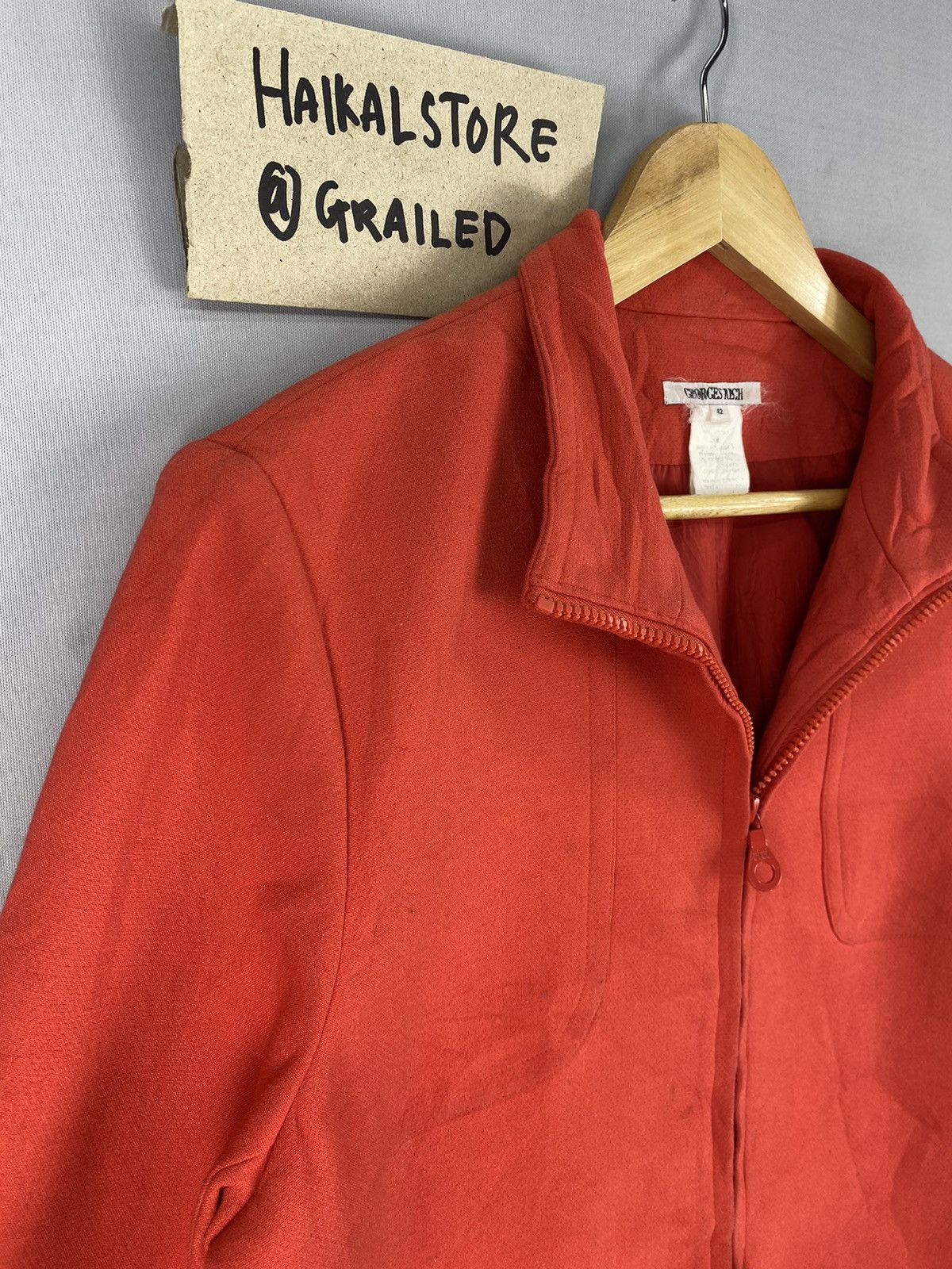 Vintage Vintage 90s Rare Georges Rech Zipper Jacket Size M / US 6-8 / IT 42-44 - 2 Thumbnail