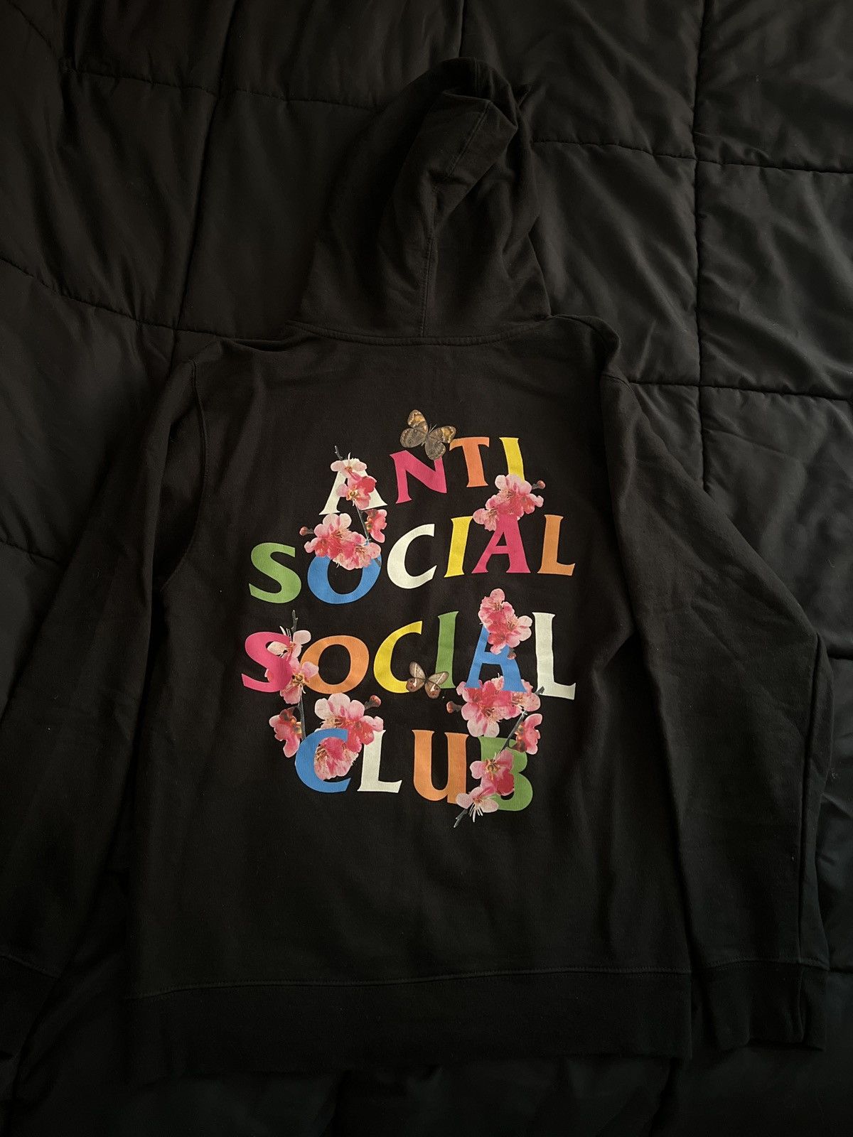 Anti Social Social Club Neon Cherry Blossom Sweatshirt
