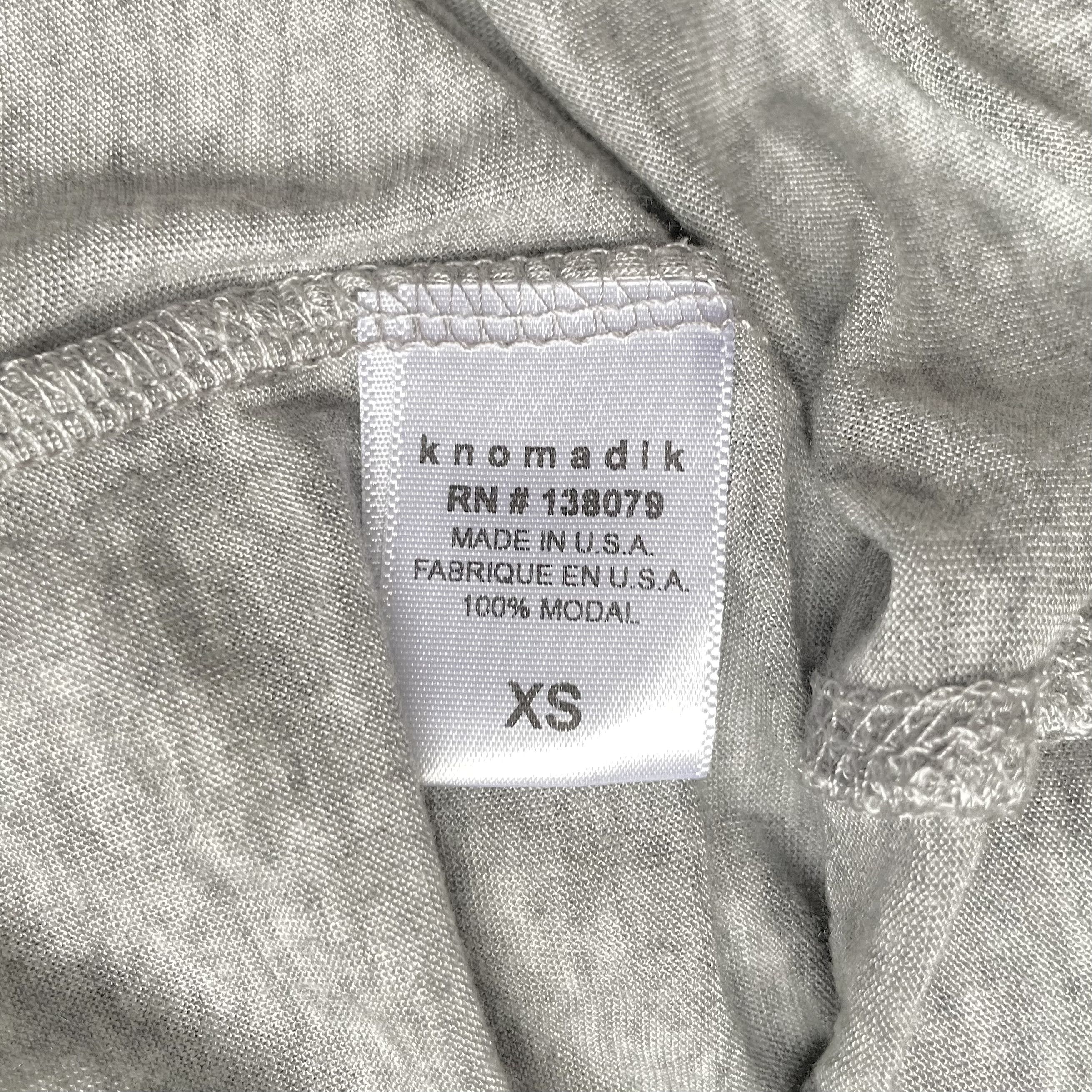 Daniel Patrick Knomadik by Daniel Patrick light gray t shirt long size XS Size US XS / EU 42 / 0 - 6 Thumbnail