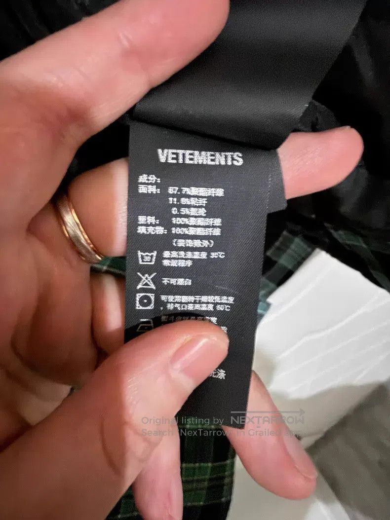 Vetements VETEMENTS Plaid Jacket Size US XS / EU 42 / 0 - 5 Thumbnail