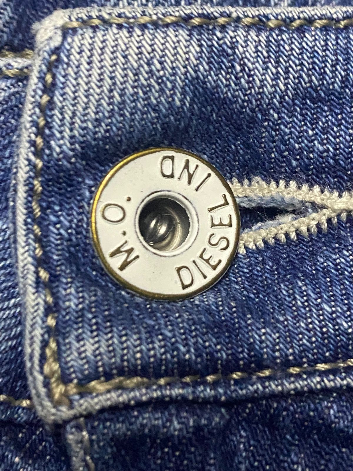Adidas × Diesel Diesel Adidas Wash 008JD Fade Wash Distressed Slim Boot Jean Size US 28 / EU 44 - 10 Thumbnail