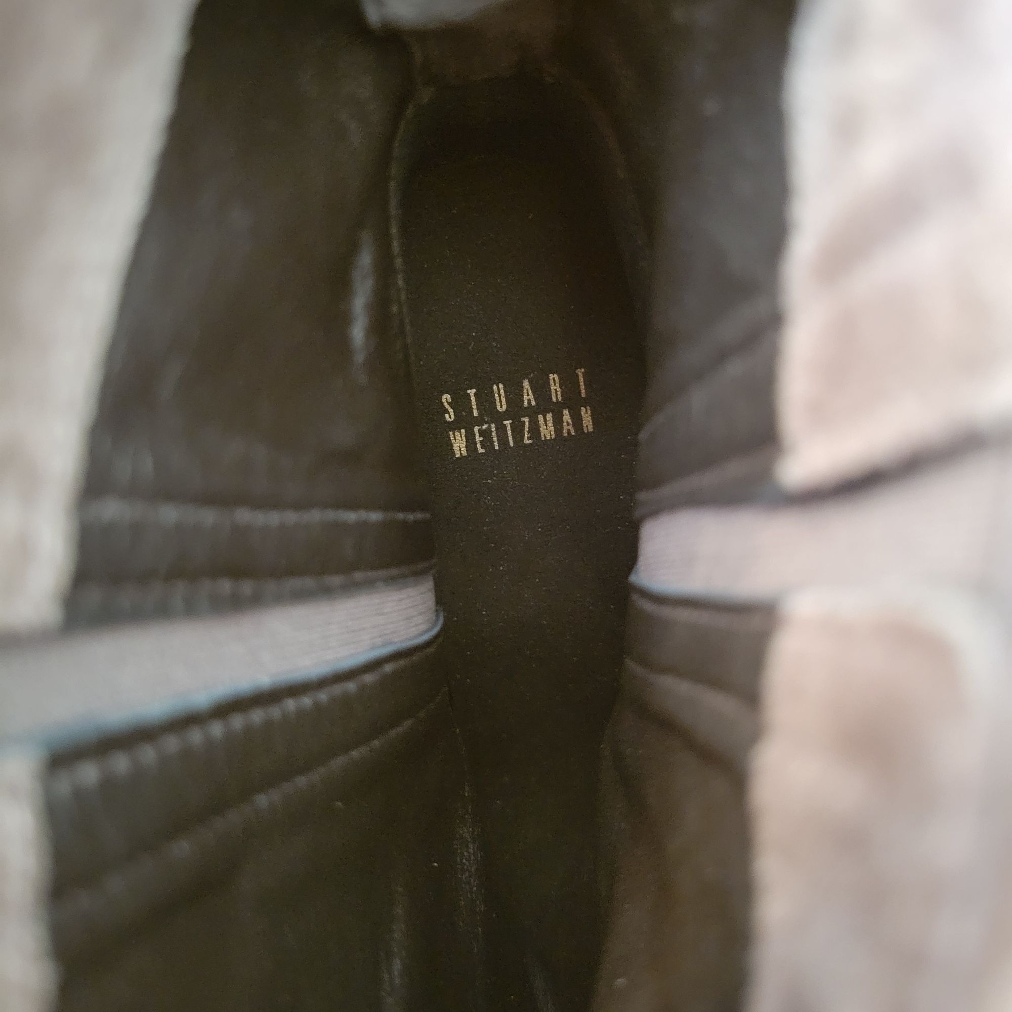 Stuart Weitzman Stuart Weitzman Bootscout Seal Gray Suede Wedge Chelsea Boot Size US 8 / IT 38 - 3 Thumbnail