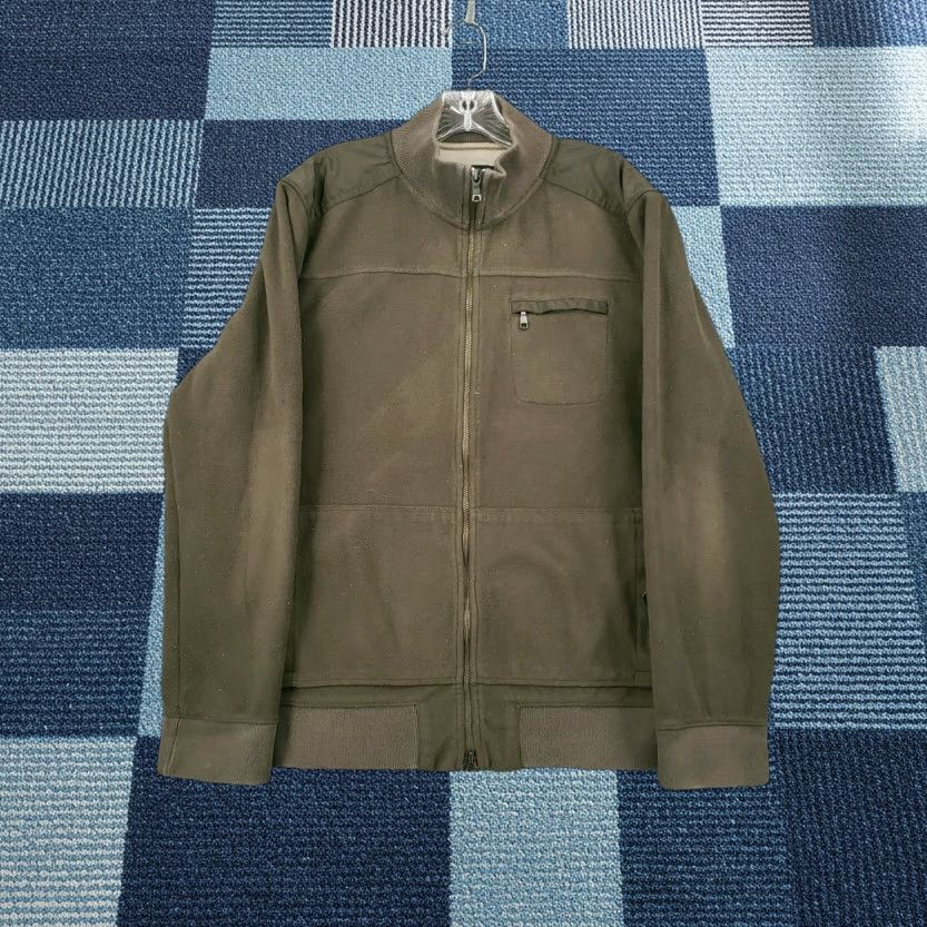 Banana Republic Banana Republic Jacket Mens L Brown Fleece Full Zip Mock Neck Outdoor Size US L / EU 52-54 / 3 - 1 Thumbnail