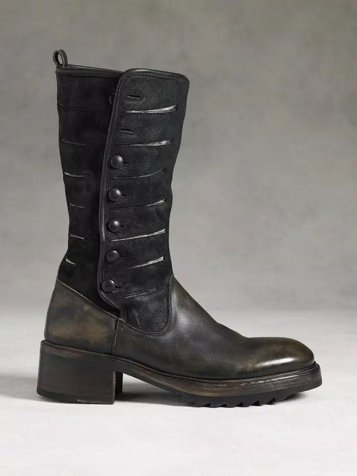 John Varvatos Thayer Tall Button Boot. Size 8.5 EU 41.5 Size US 8.5 / EU 41-42 - 2 Thumbnail