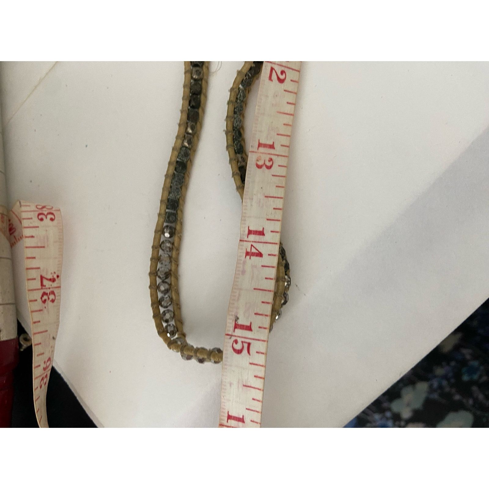 Handmade tan cord necklace Size ONE SIZE - 2 Thumbnail