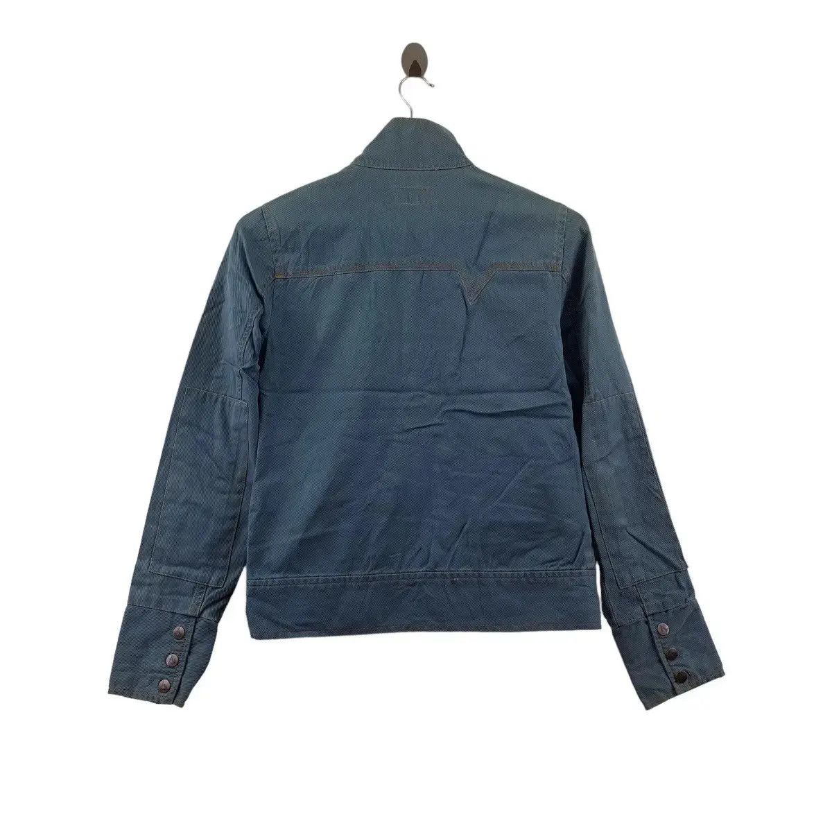 Vintage × Volcom Vintage VOLCOM SKATEBOARD Denim Jeans Motorcycle Jacket Size XS / US 0-2 / IT 36-38 - 7 Thumbnail