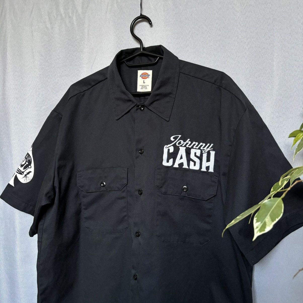 Dickies Dickies Johny Cash shirt button up black large vintage rare Size US L / EU 52-54 / 3 - 3 Thumbnail