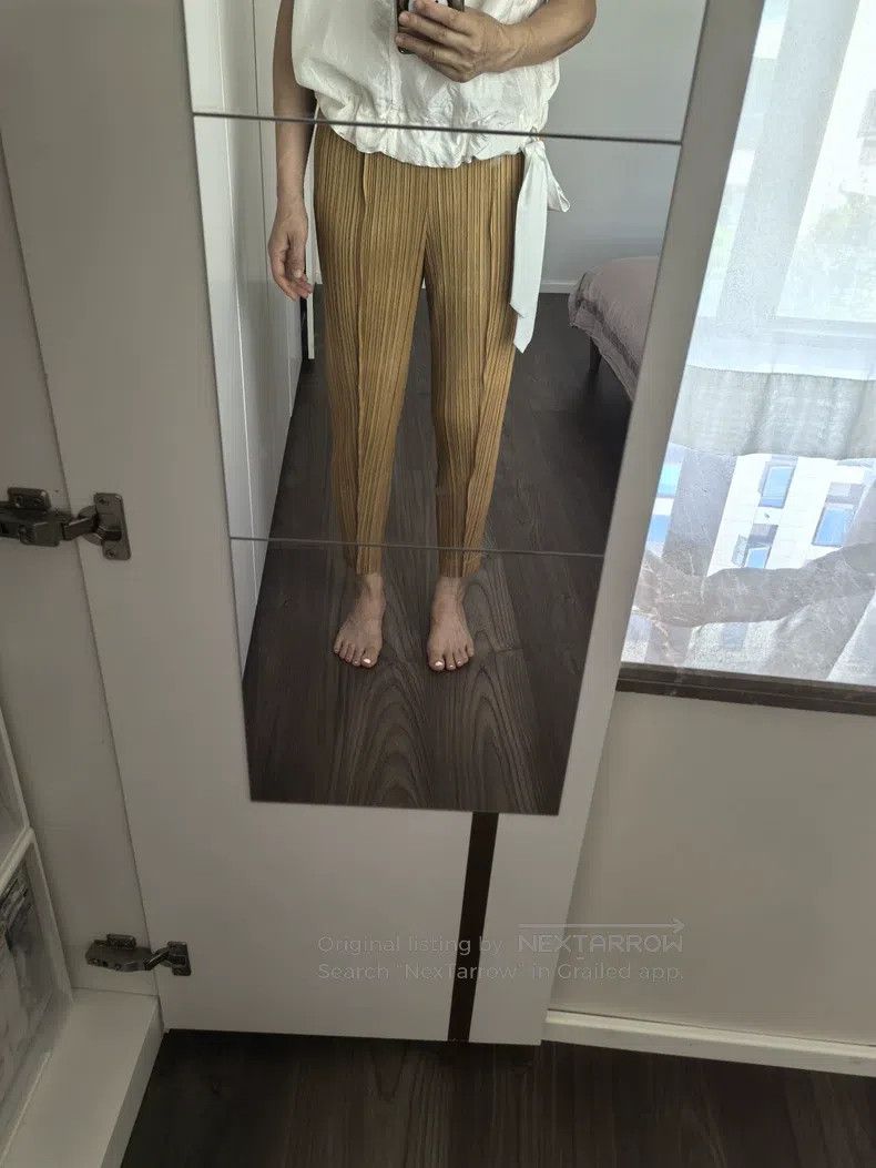 Issey Miyake Issey Miyake size:3 Pleated Skinny Pants Size 22" - 5 Thumbnail