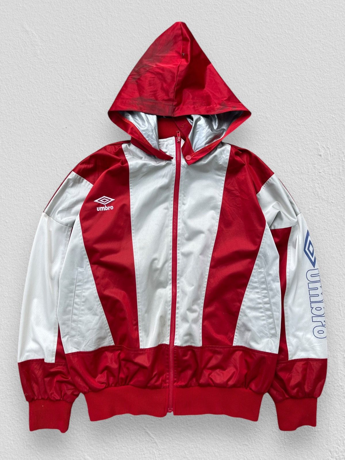 Slam Jam × Umbro 🔥Vintage Umbro Waterproof Windbreaker Hoodie Jacket Size US M / EU 48-50 / 2 - 1 Thumbnail