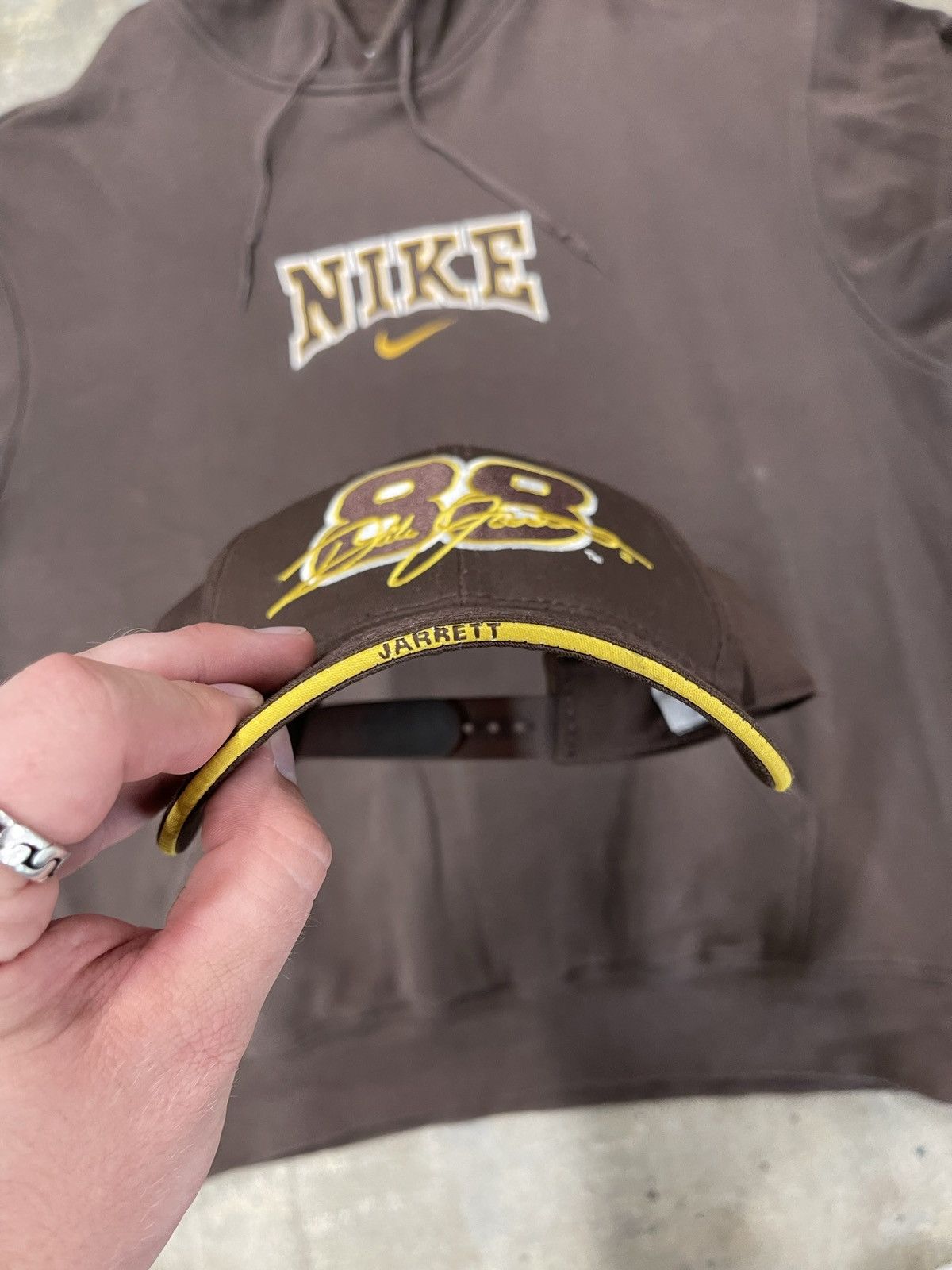 NASCAR Vintage 90s Chase Authentics NASCAR Dale Jarrett Snapback Size ONE SIZE - 2 Thumbnail