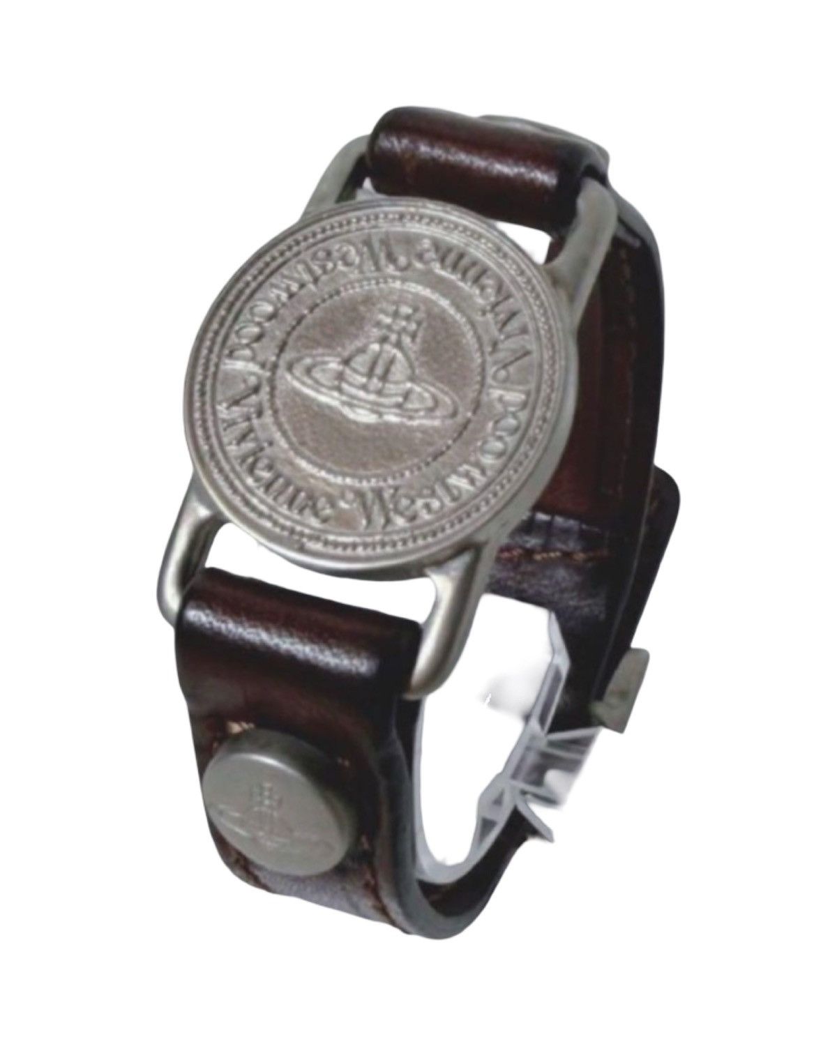 Vivienne Westwood Orb Watch Face Leather Bracelet Size ONE SIZE - 2 Thumbnail