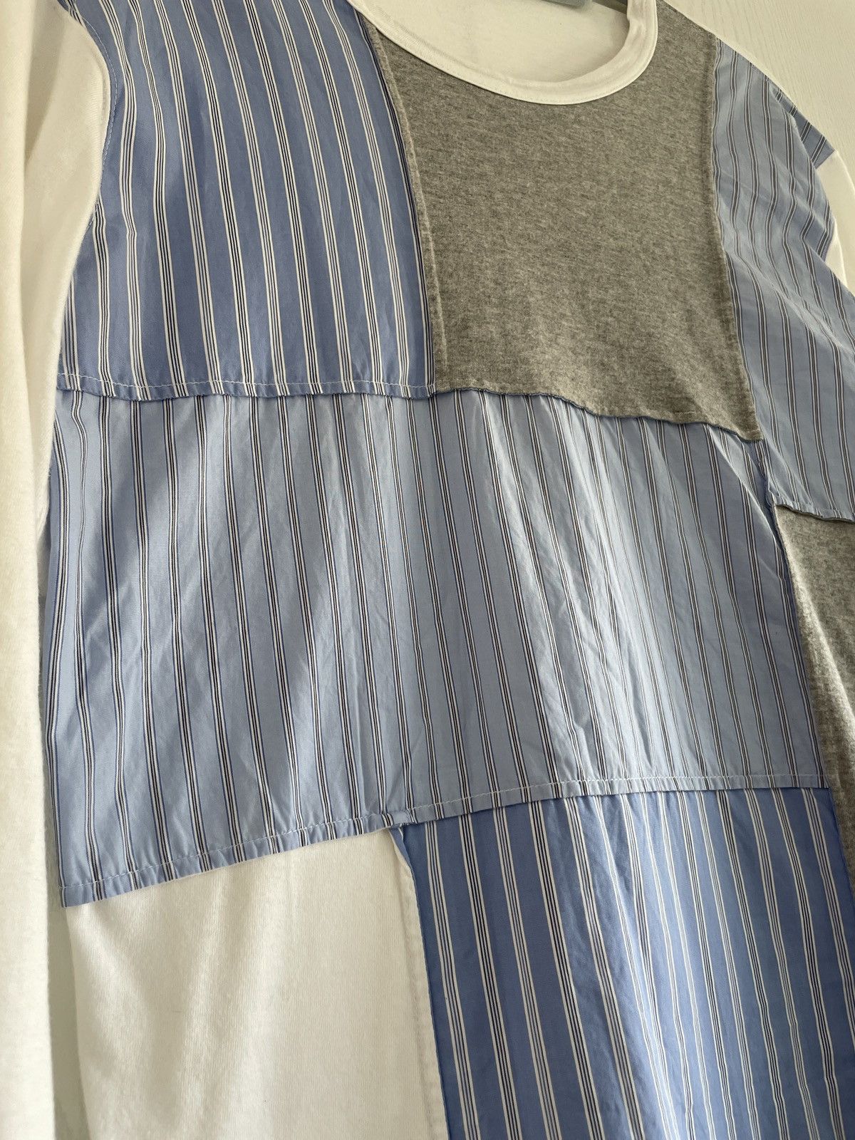 Comme des Garçons Homme Patchwork Panel Cotton Long Sleeve