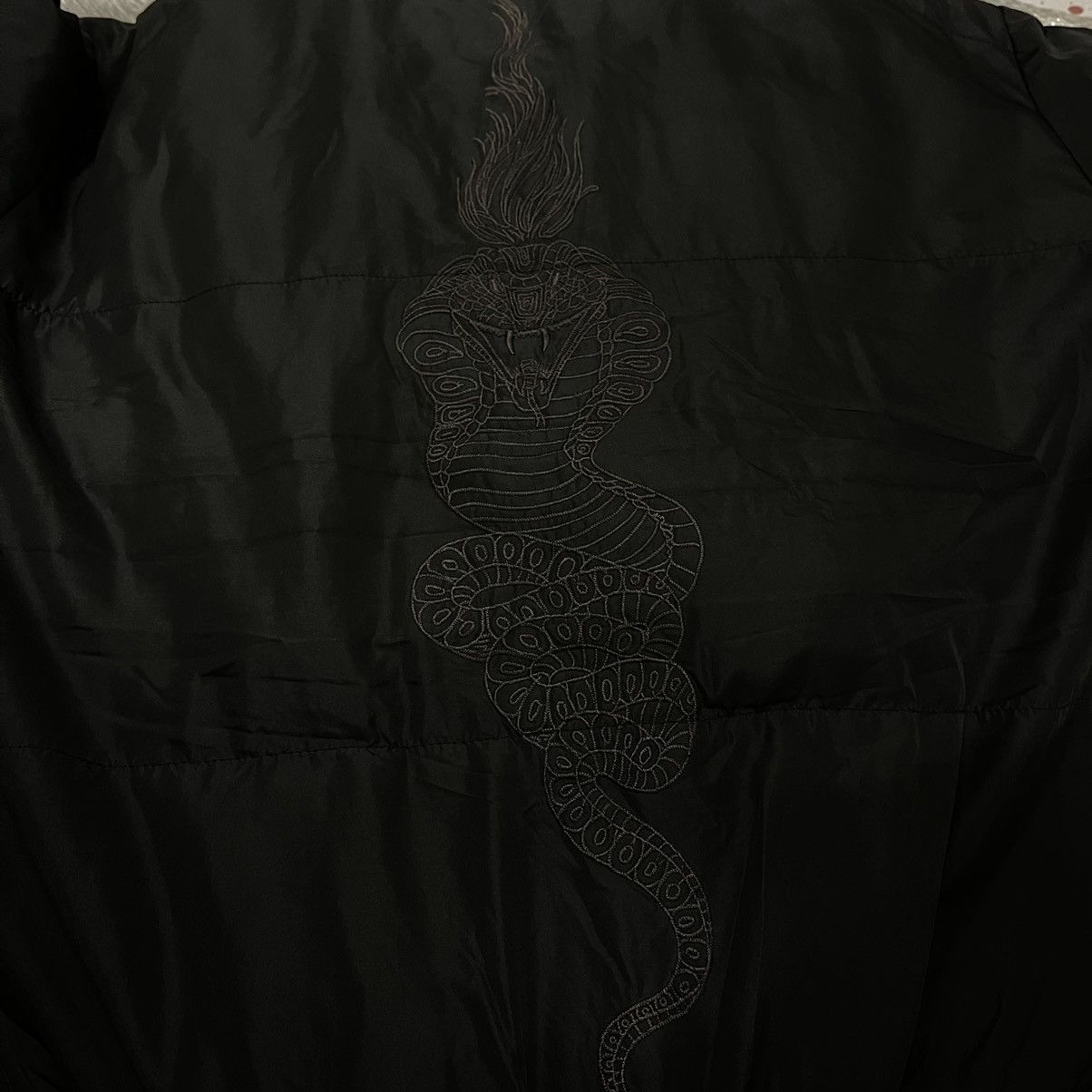 Roberto Cavalli Roberto Cavalli Snake Bomber Jacket Fur Neck Size US L / EU 52-54 / 3 - 5 Thumbnail