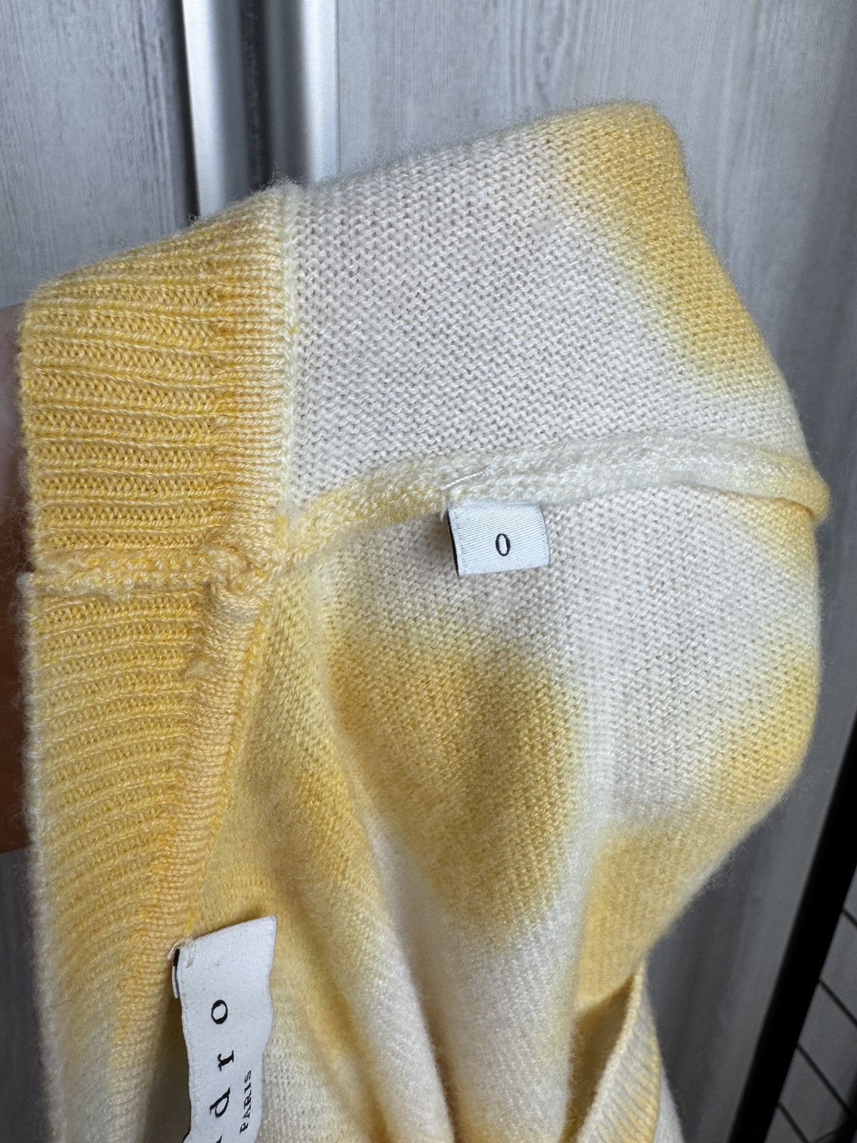 Sandro Sandro Smiley Walk to the Sun Tie-dye Wool Cashmere sweater Size XS / US 0-2 / IT 36-38 - 10 Thumbnail