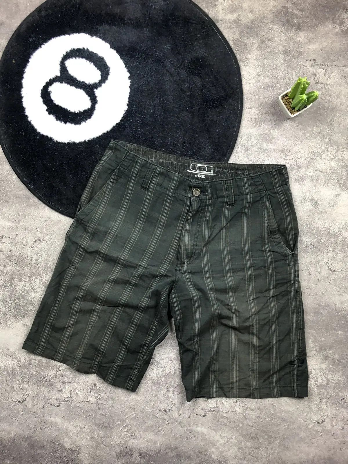 Oakley OAKLEY Vintage Checkered Mini Logo Swim Streetwear Shorts Size US 32 / EU 48 - 1 Thumbnail
