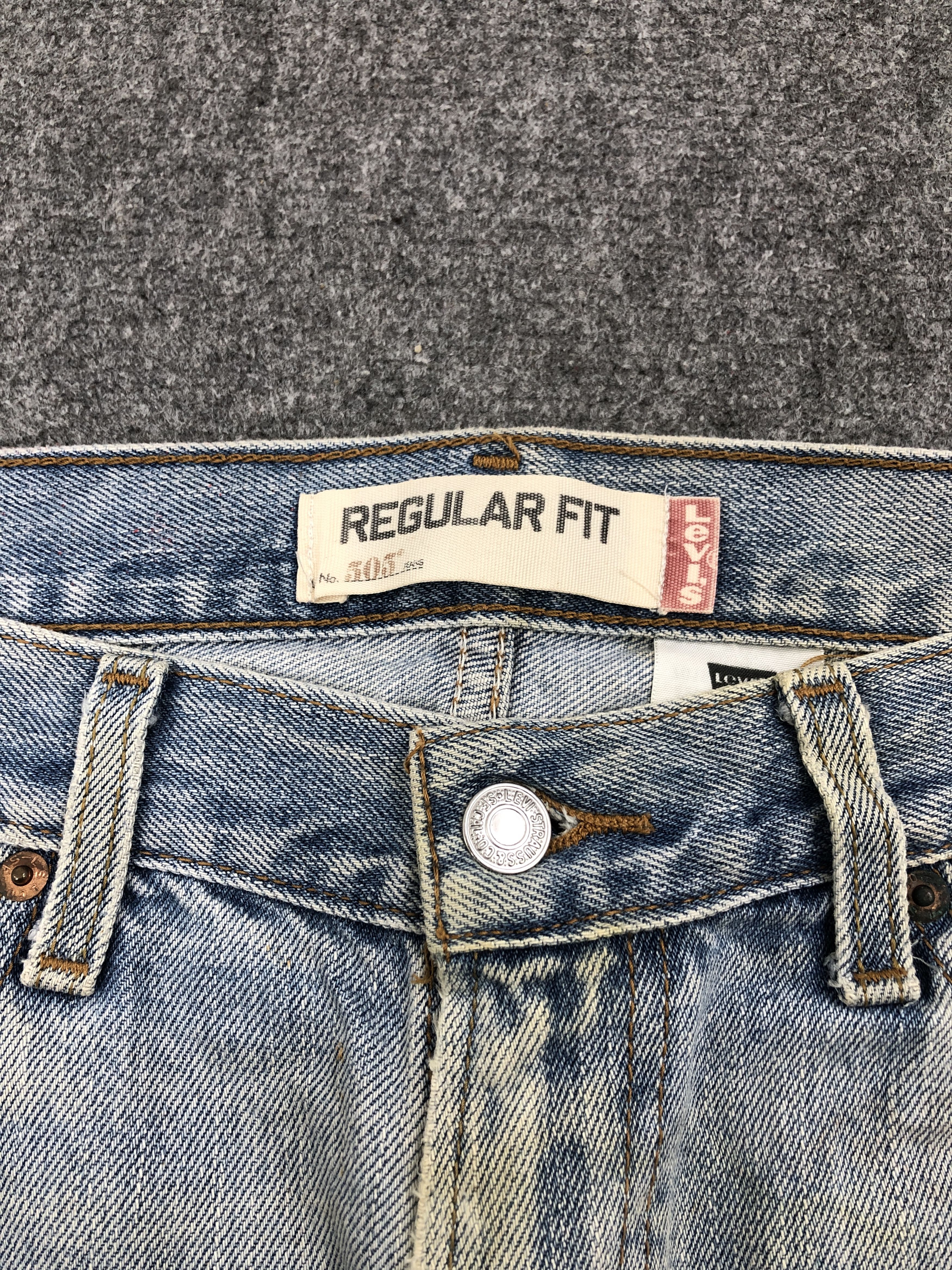 Levi's × Vintage Vintage Levis 505 Light Washed Denim Jeans Size US 33 - 9 Thumbnail