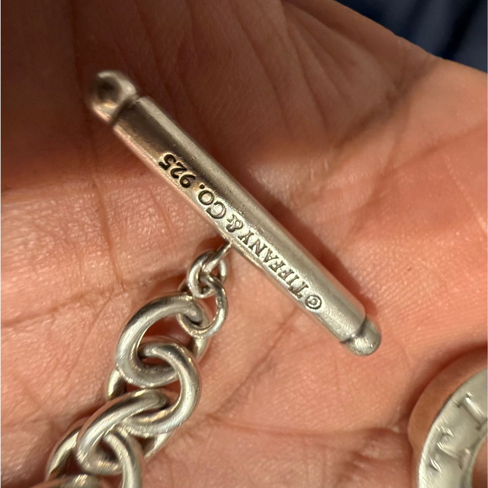 Tiffany & Co. VTG Tiffany & Co Sterling 925 Bracelet 6.75” 25g COA Size ONE SIZE - 9 Thumbnail