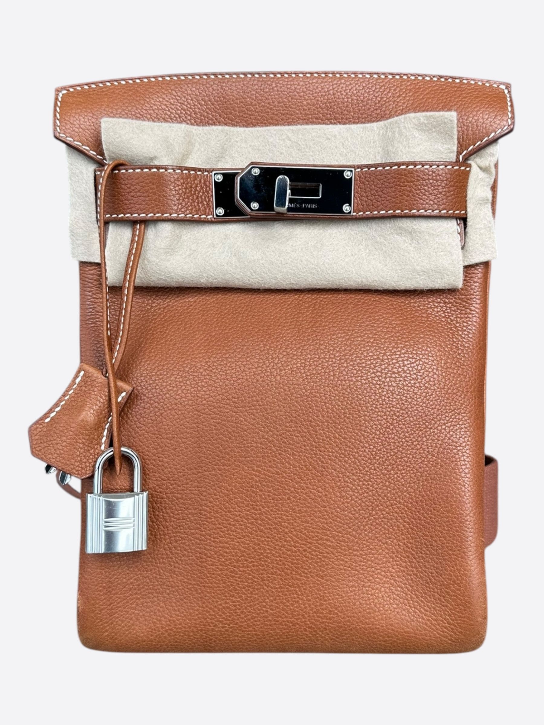 Hermes Hermes Chestnut HAC A Dos Crossbody Backpack Size ONE SIZE - 1 Thumbnail