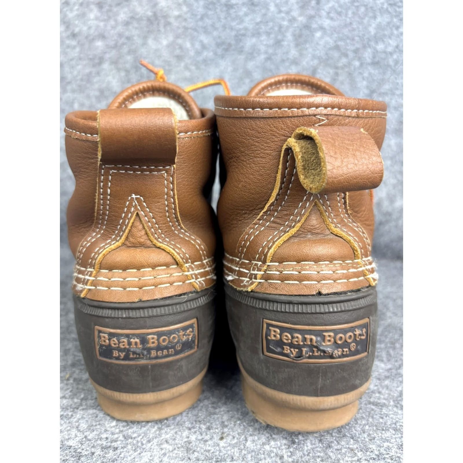Vintage VINTAGE not right; use: LL Bean Bean Boots Womens 7 Brown Leather Ankle Duck Rain Boots USA Size US 7 / IT 37 - 4 Thumbnail
