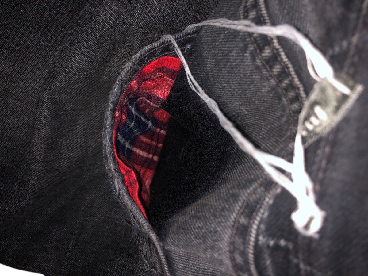 Levi's 🔥Vintage LEVIS x LaTOTALITE Distressed Patchwork 501xx Jeans Size US 32 / EU 48 - 11 Thumbnail