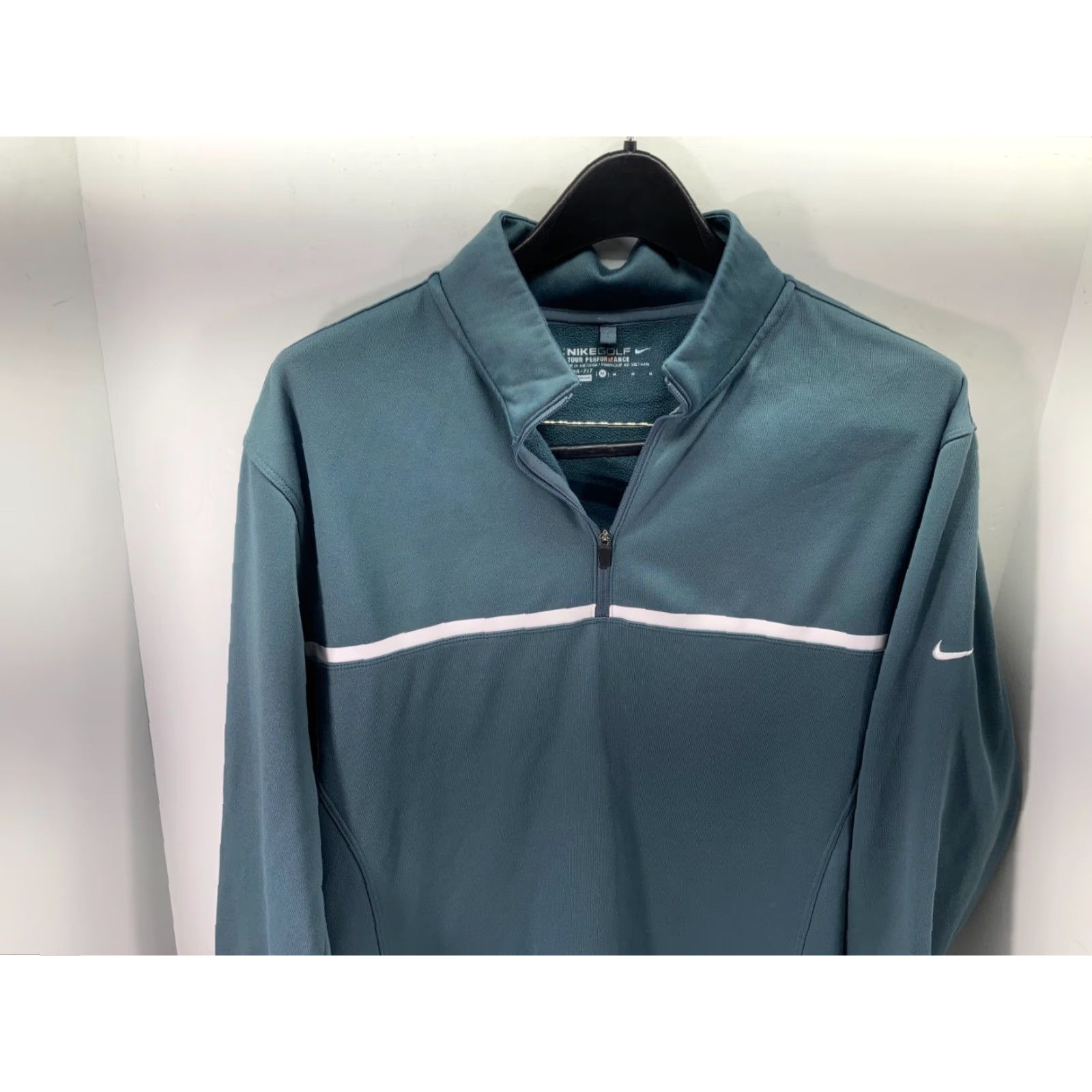 Nike Nike Golf Therma Fit Pullover Sweatshirt Mens M Blue 1/4 Zip Tour Performance Long Sleeve Size US M / EU 48-50 / 2 - 4 Thumbnail