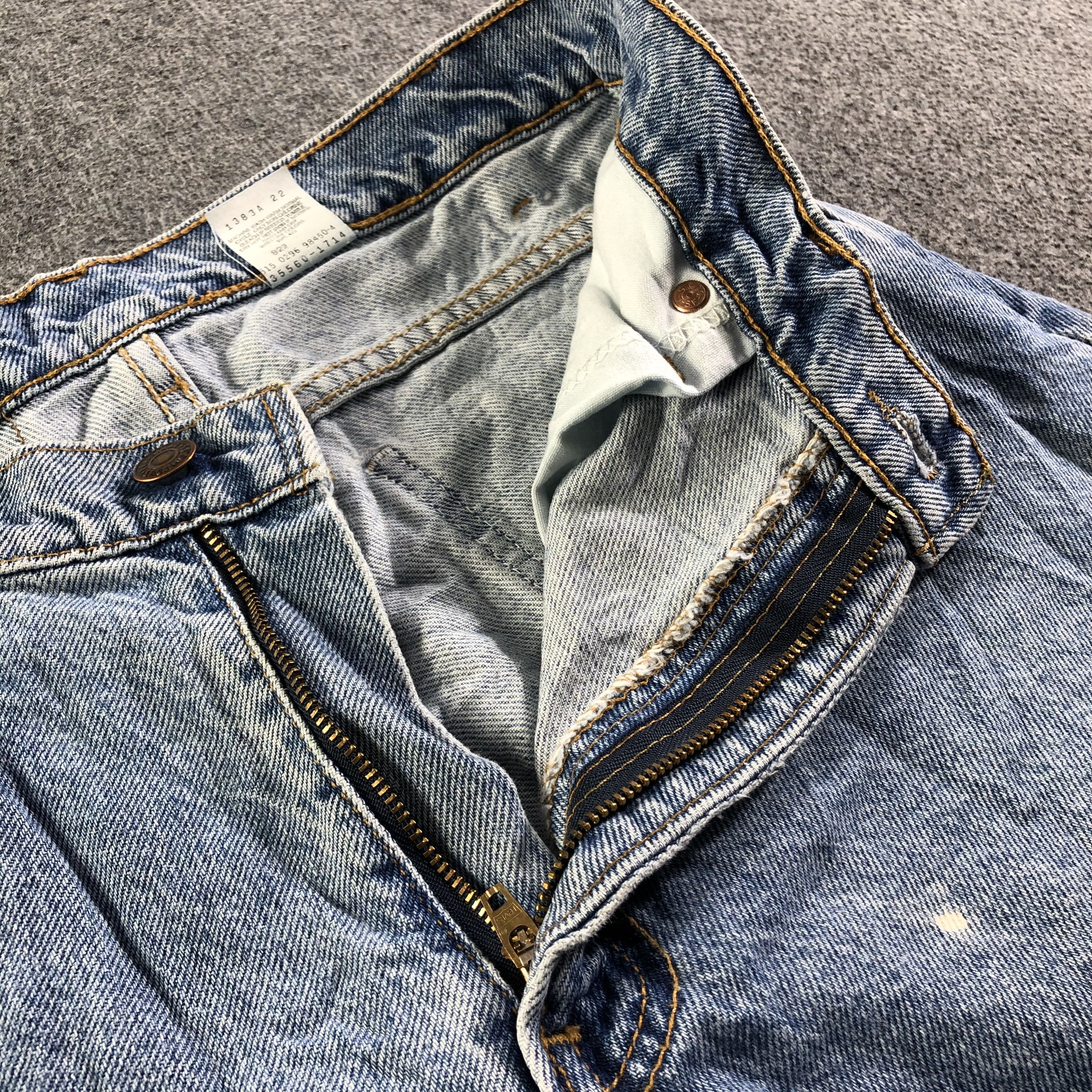 Levi's × Vintage 90s Vintage Blue Wash Levis 560 Jeans-J4221 Size 29" - 5 Thumbnail