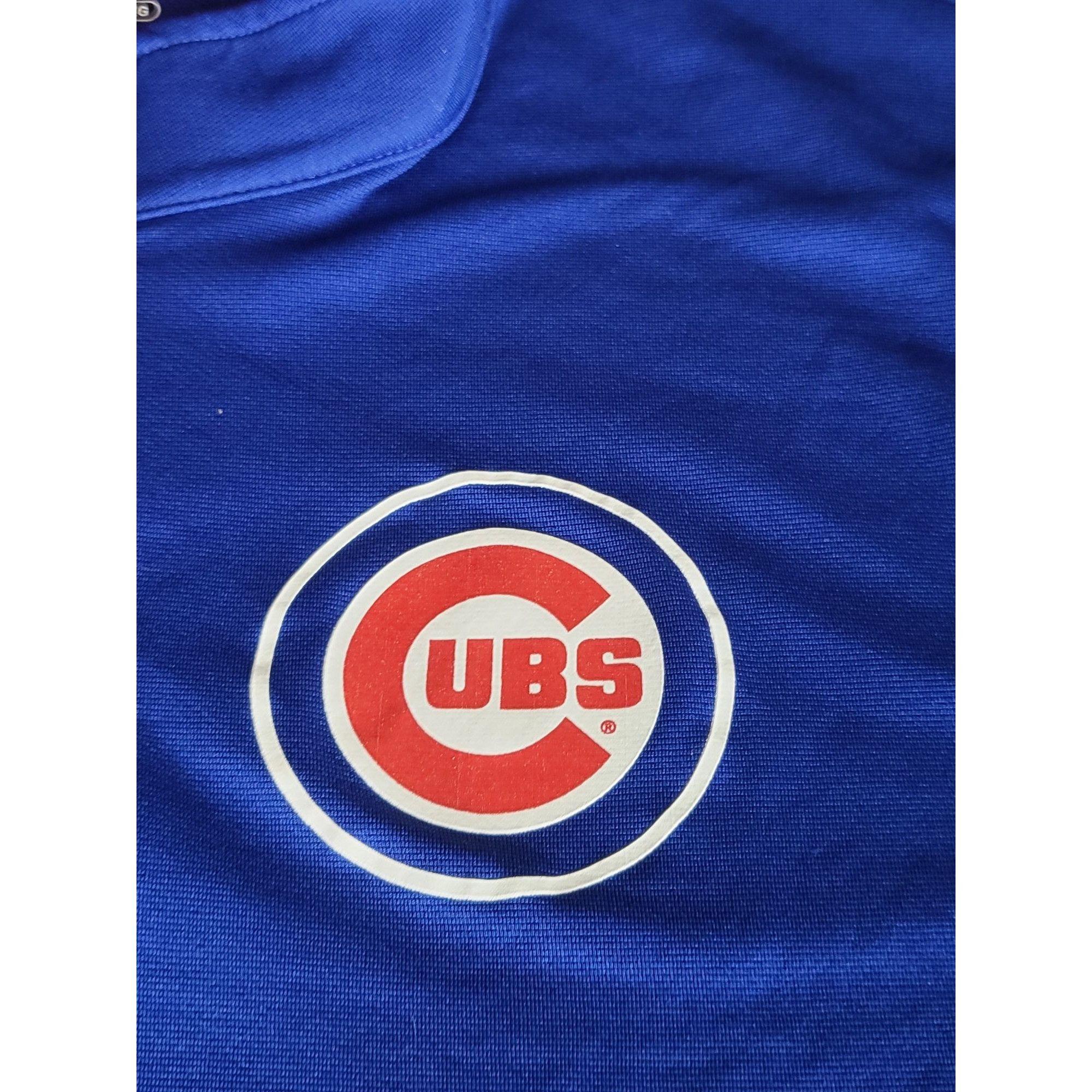 Majestic Chicago Cubs Majestic Pullover Shirt Men Sz XXL Coolbase Blu Size US XXL / EU 58 / 5 - 8 Thumbnail