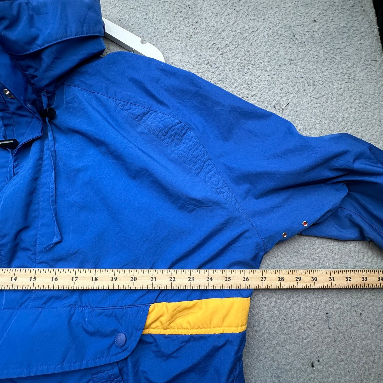 Obermeyer VTG Obermeyer 1/2 Zip Anorak Windbreaker Jacket Men XL Blue Size US XL / EU 56 / 4 - 4 Thumbnail