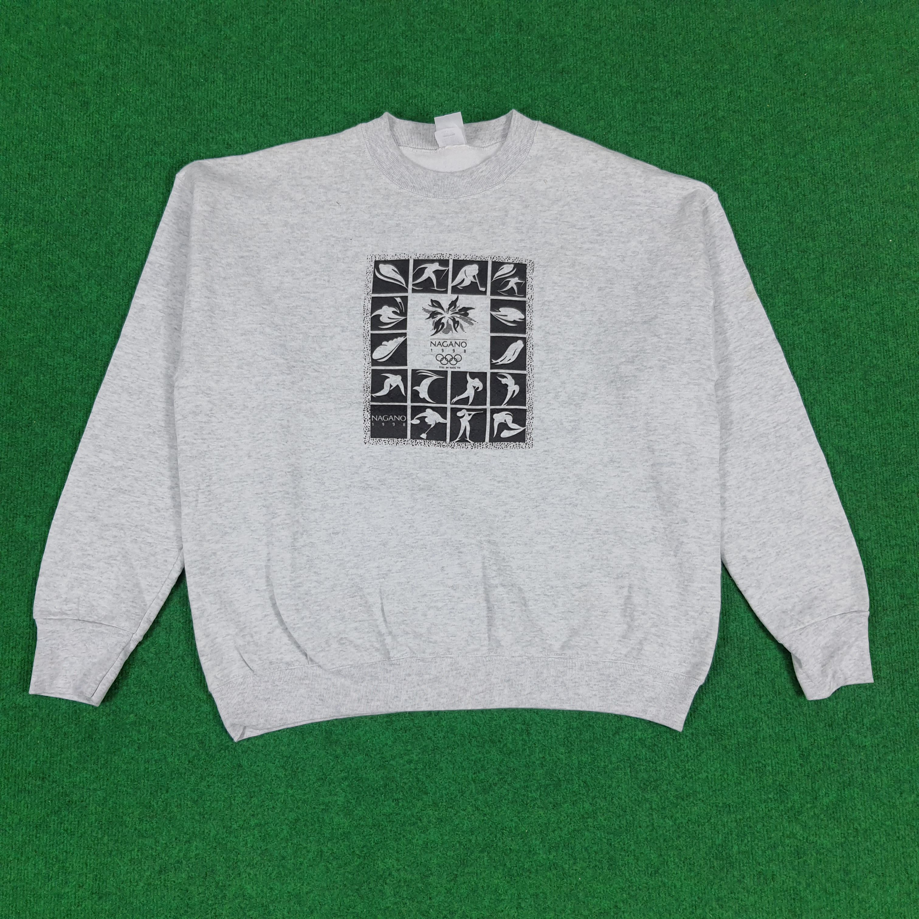 Japanese Brand × Vintage Vintage Mizuno Nagano 1998 Olympic 90s Sweatshirts Size US L / EU 52-54 / 3 - 1 Thumbnail