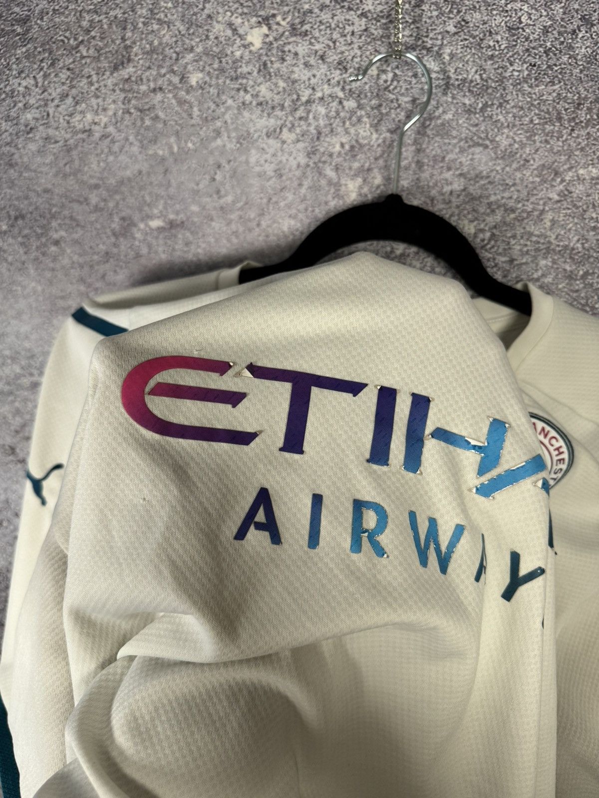 Puma × Vintage Manchester City 2021/22 Away Puma Soccer Jersey XL size Size US XL / EU 56 / 4 - 9 Thumbnail