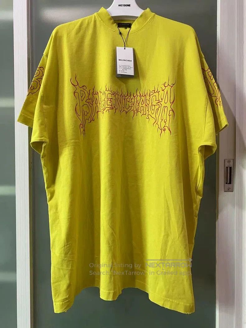 Balenciaga Balenciaga Letter Print Short Sleeve. Size US M / EU 48-50 / 2 - 1 Thumbnail