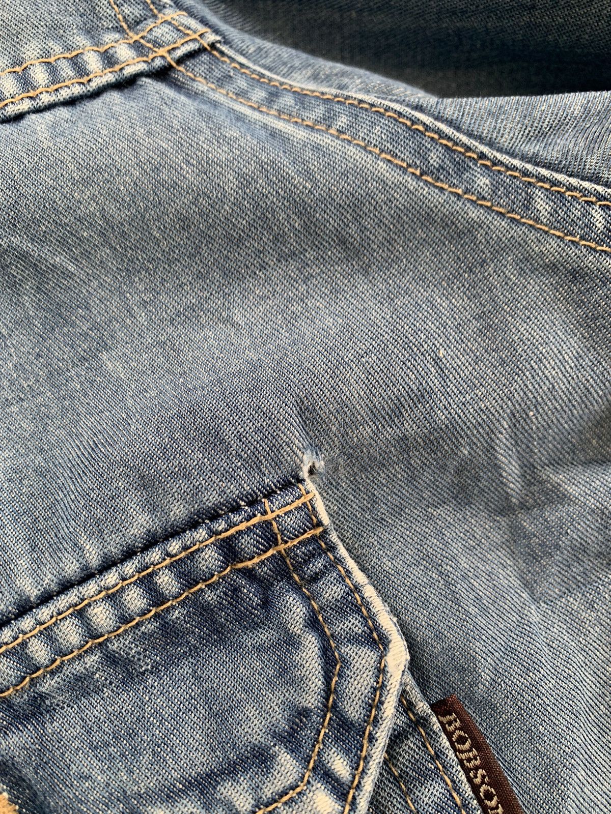 Japanese Brand Bobson Jeans Pleated Centre Jacket Made in Japan Size US M / EU 48-50 / 2 - 10 Thumbnail