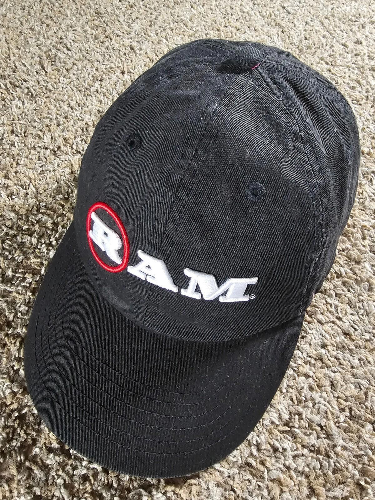 Artful Dodger Ram Strapback Baseball Cap - Black Dodge Adjustable Hat Size ONE SIZE - 1 Thumbnail