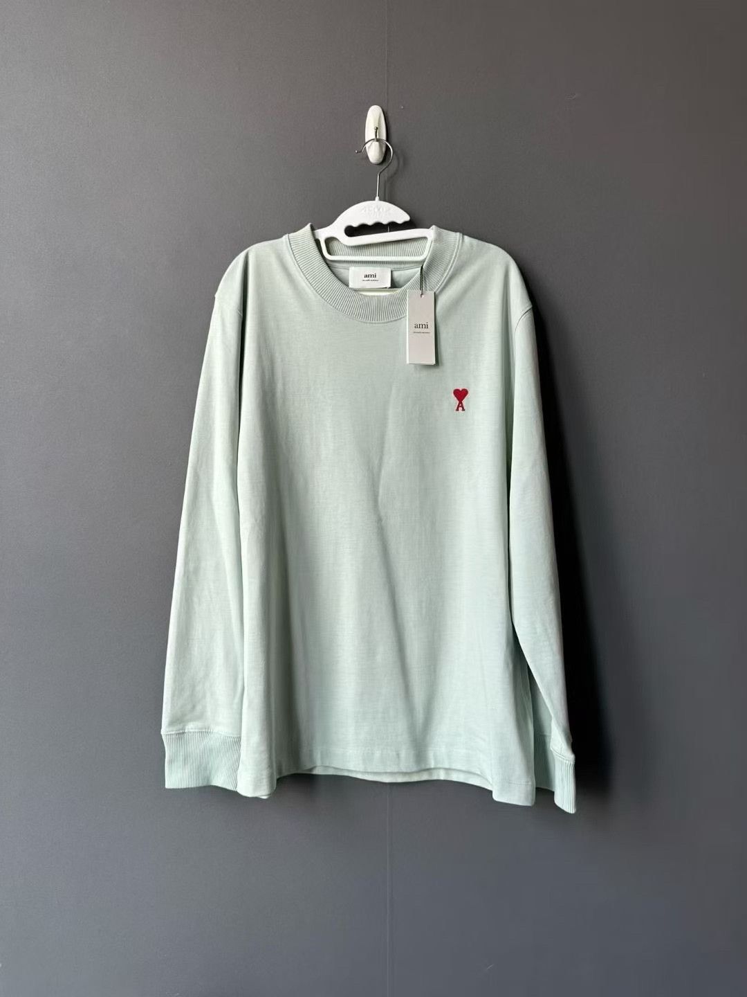 AMI Ami Heart Long-Sleeve Sweatshirt Size US XXL / EU 58 / 5 - 1 Thumbnail