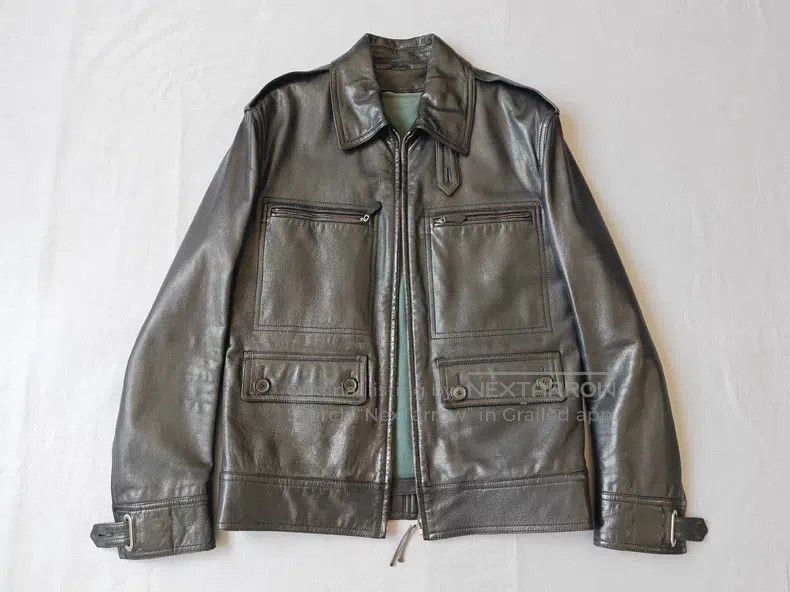 Hermes Hermes Black Buffalo Leather Classic Style, Lined with 100 Size US M / EU 48-50 / 2 - 1 Thumbnail