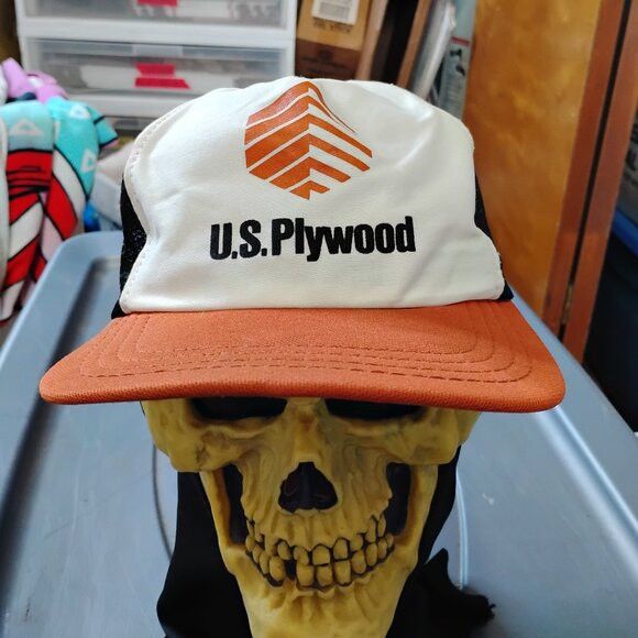 Other Vintage U.S. Plywood Snap Trucker Hat Cap Size ONE SIZE - 1 Thumbnail