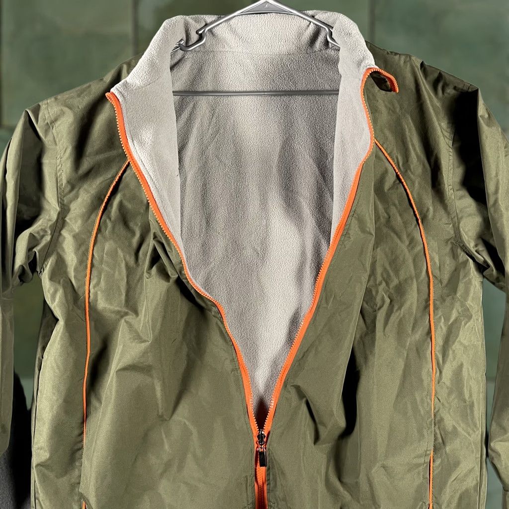 Vintage Arctic Circle Enterprises Jacket Mens Large Green Reversible Fleece Lined Windbreaker Coat Size US L / EU 52-54 / 3 - 1 Thumbnail
