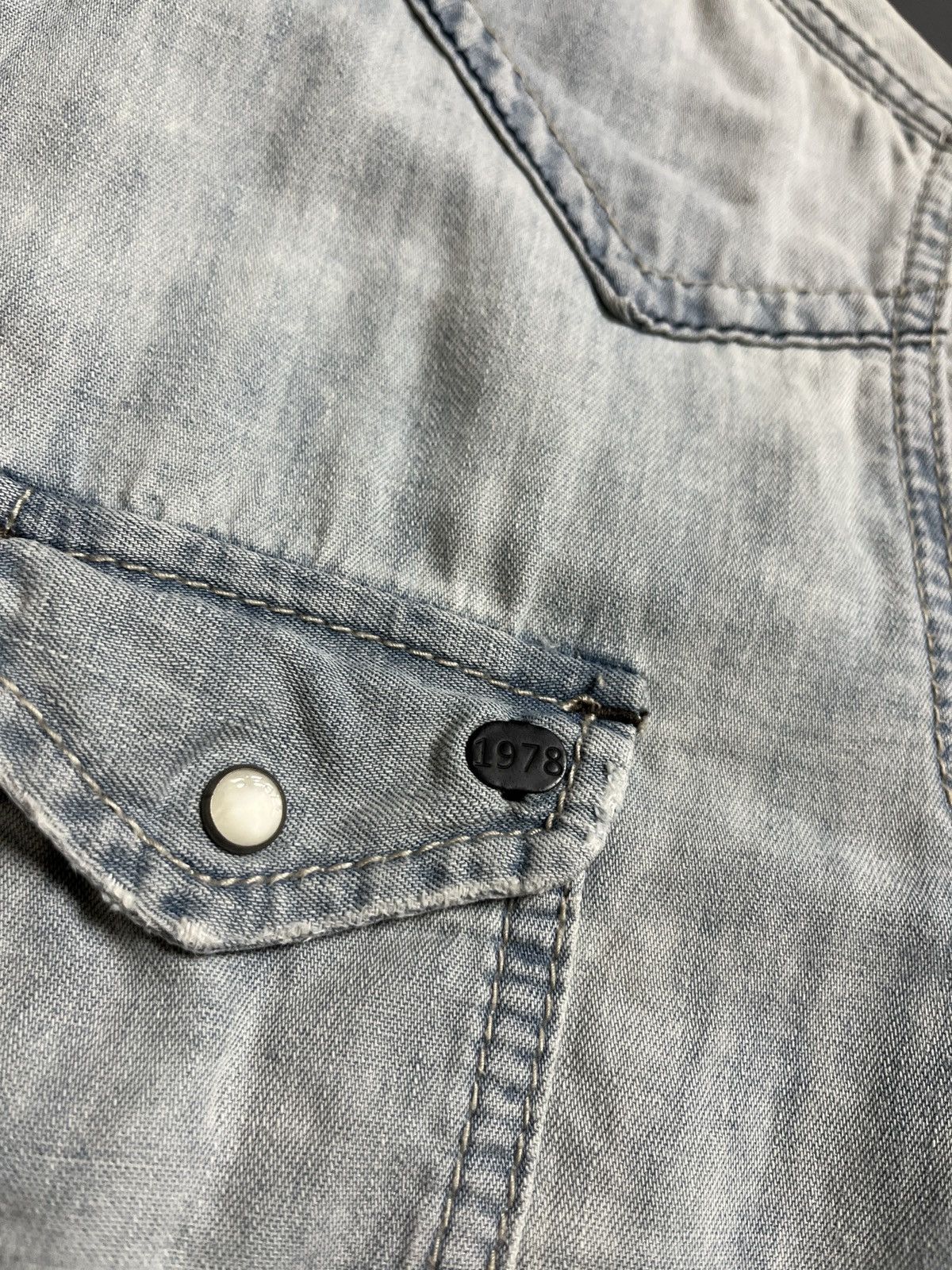 Diesel Diesel Western Denim Shirt Size US L / EU 52-54 / 3 - 4 Thumbnail