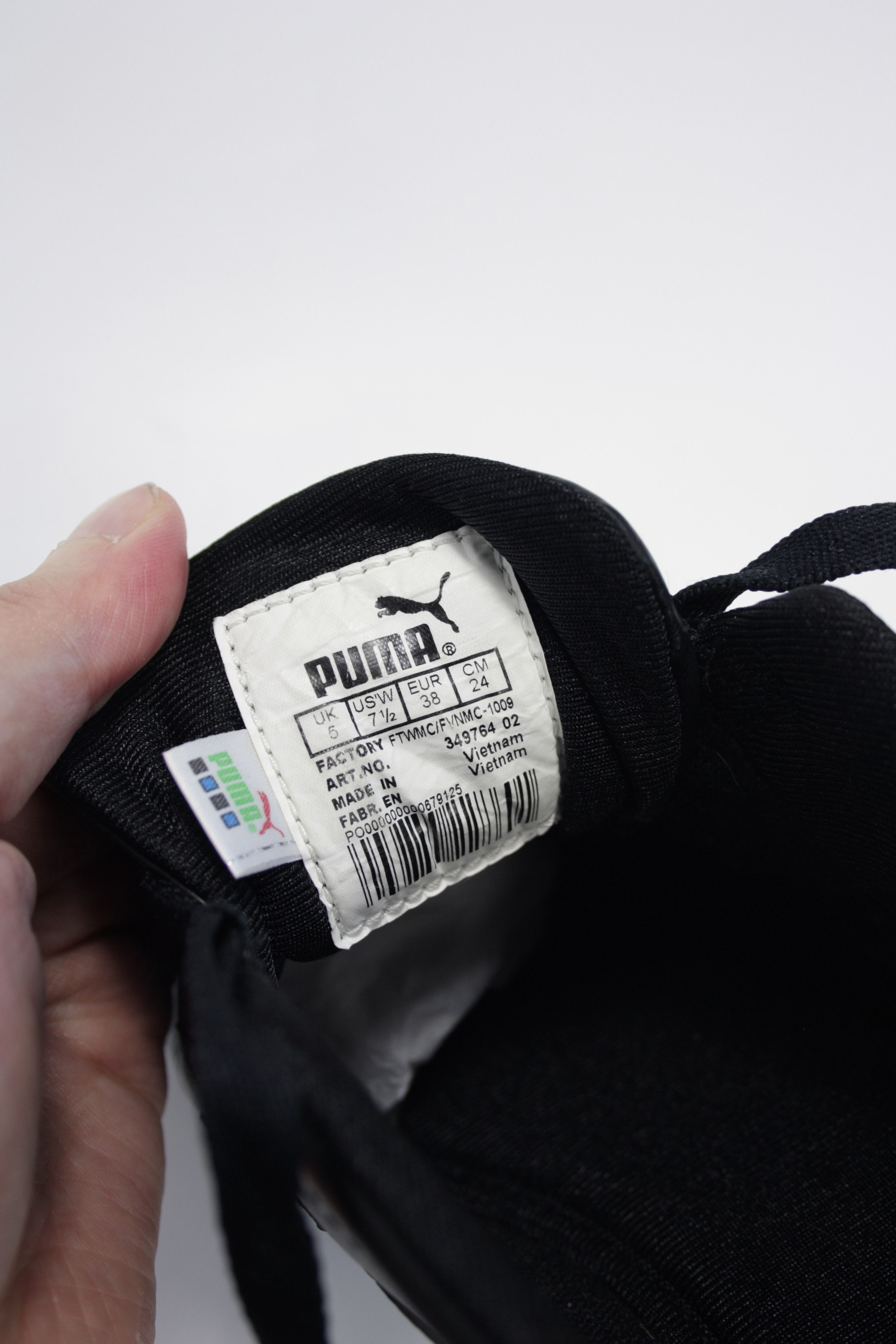Japanese Brand Puma 2000s Vintage Glitter Strip Leather Sneaker Shoes Y2K Size US 7.5 / IT 37.5 - 8 Thumbnail