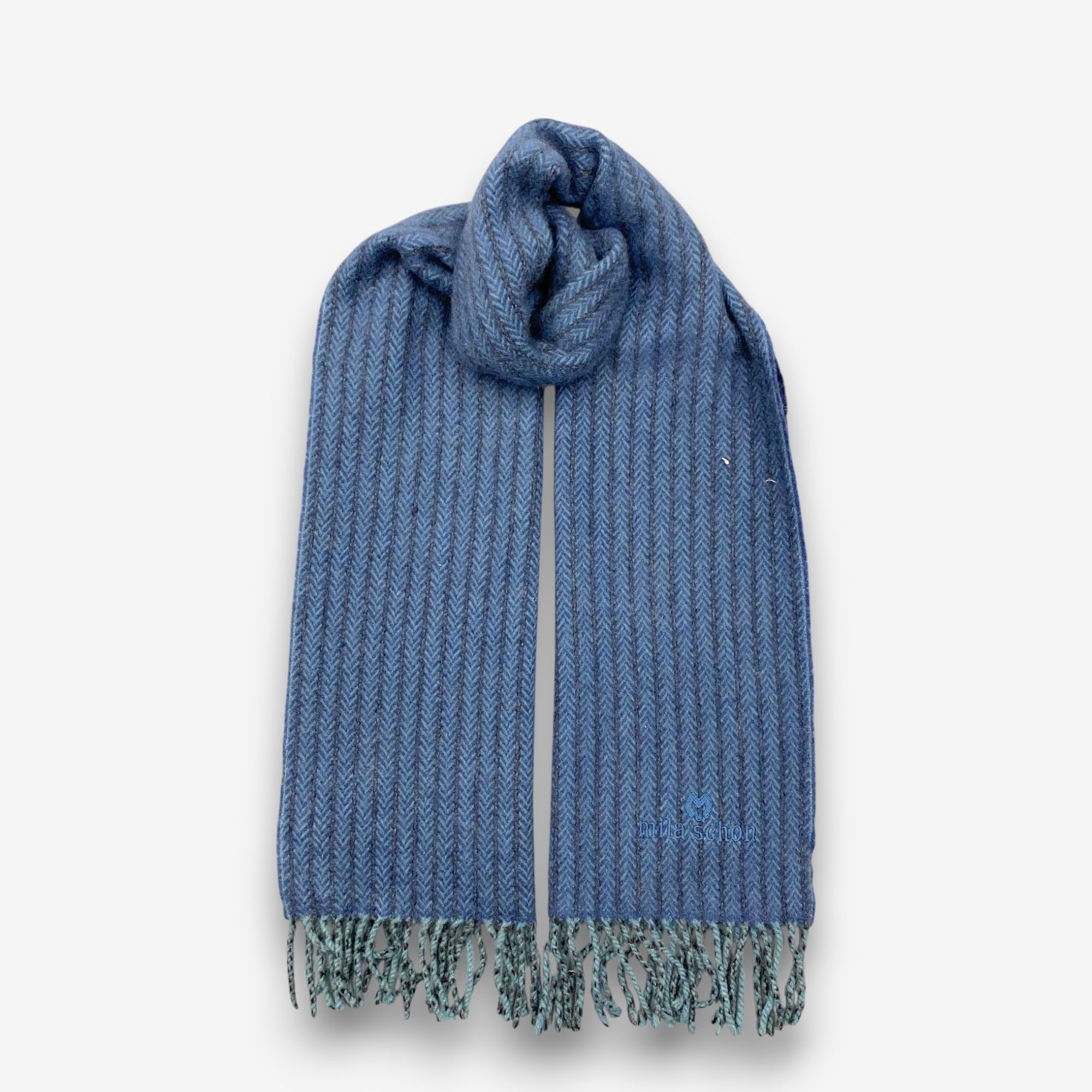 Vintage Mila Schon Scarf Muffler Wool Winter Scarves