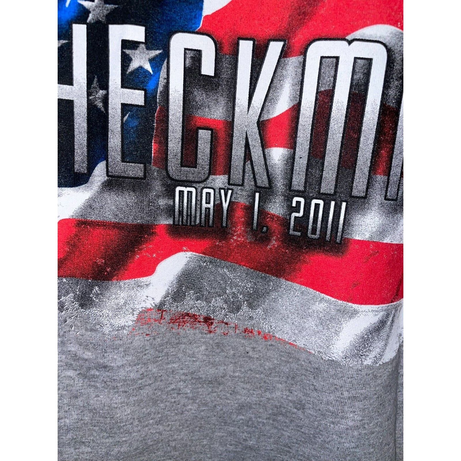 Jerzees Vintage Osama Bin Laden Shirt Death Date Checkmate May 1 M Size US M / EU 48-50 / 2 - 4 Thumbnail