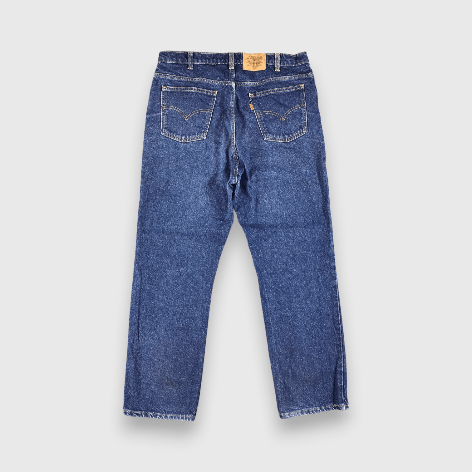 Levi's 90s Vintage Blue Wash Levis 619 Jeans-J2479 Size US 36 / EU 52 - 2 Thumbnail