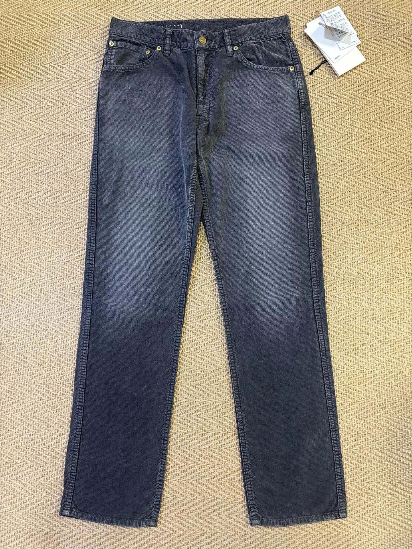 Visvim visvim ict fluxus 03 cords denim pants Size US 39 - 1 Thumbnail