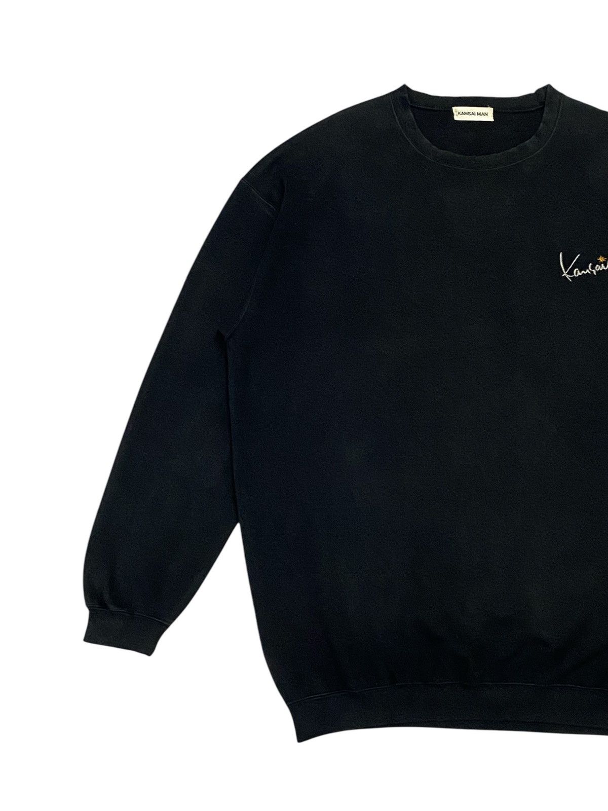 Kansai Yamamoto × Vintage Vintage 90s Kansai Man Over Print Sweatshirt Size US XL / EU 56 / 4 - 4 Thumbnail